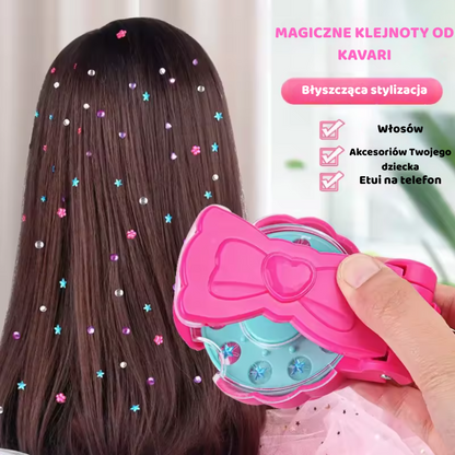 Magiczne Kryształki do Włosów – Zestaw z Aplikatorem + 180 Kryształków GRATIS 💎